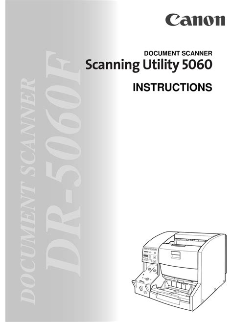 Guide to Download and Install Canon DR-5060F Drivers